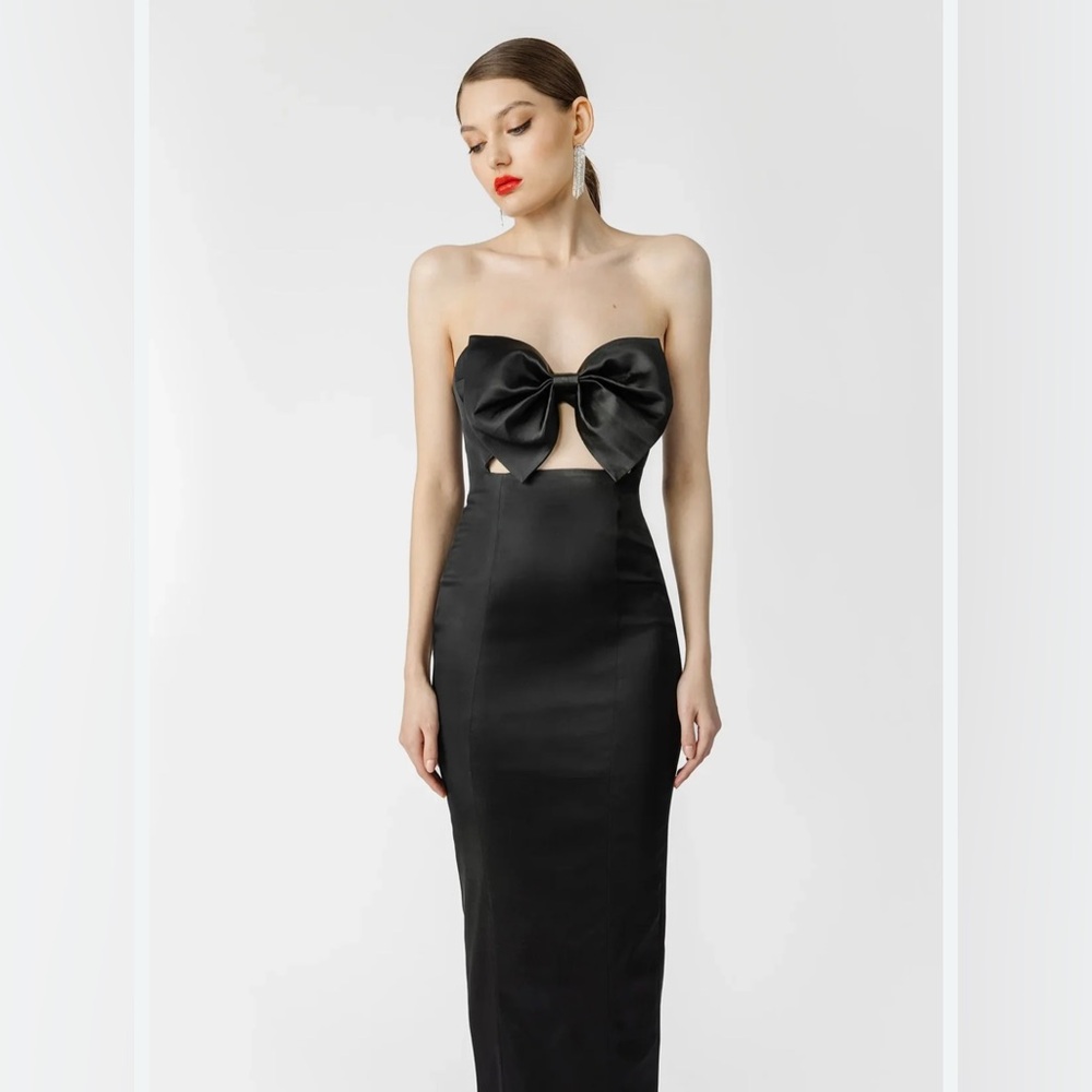 Esther dress - never overdressed Elegant Black Maxi Dress